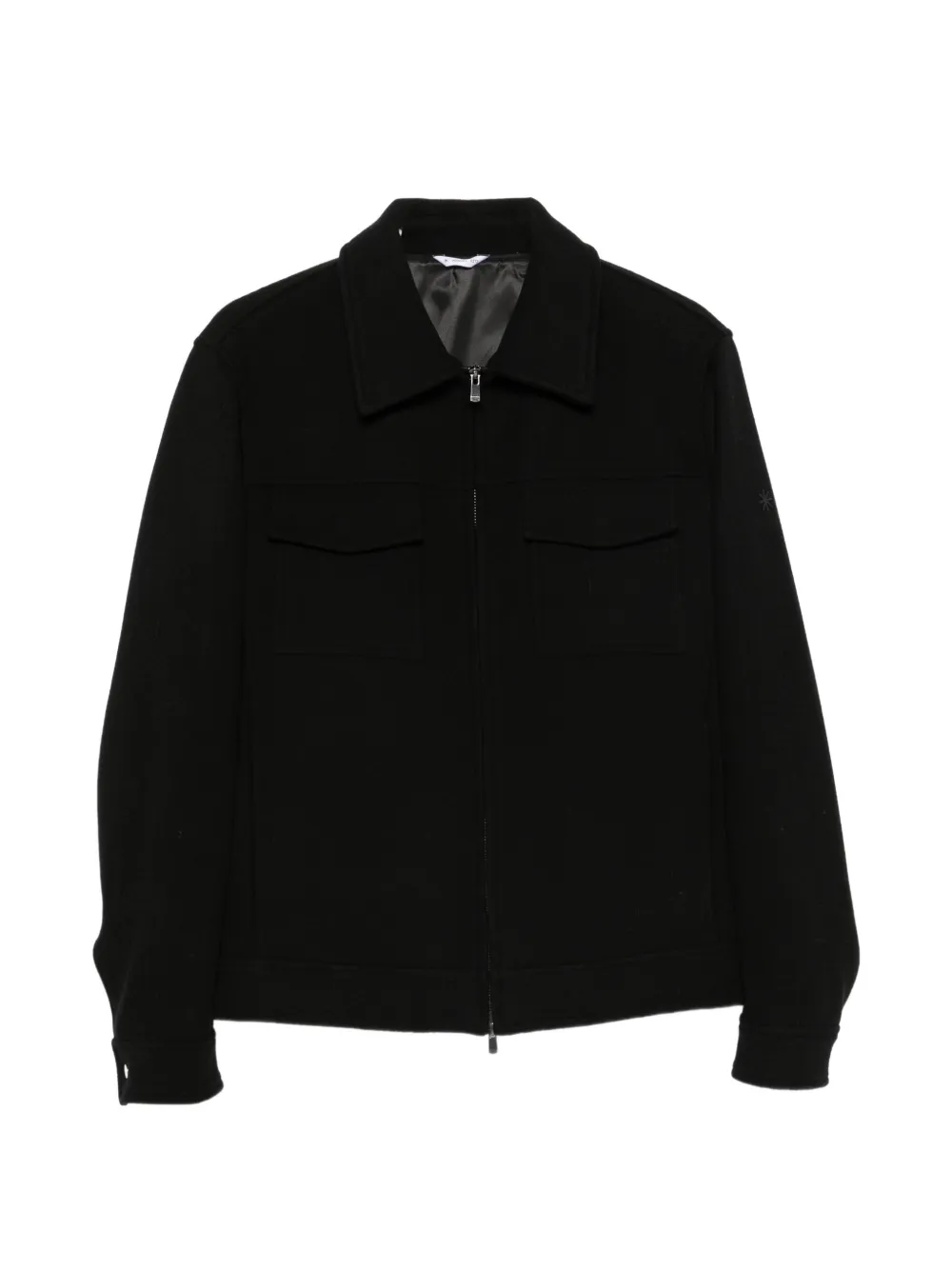 Manuel Ritz zip-fastening bomber jacket - Nero