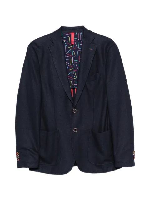 Manuel Ritz chevron jersey blazer