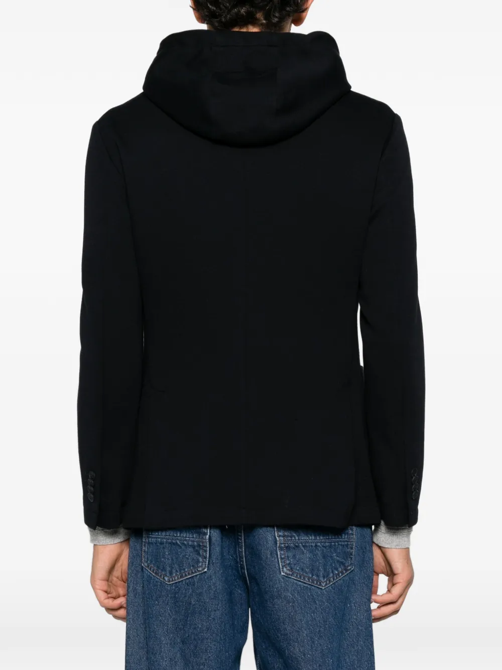 Manuel Ritz hooded blazer Blauw
