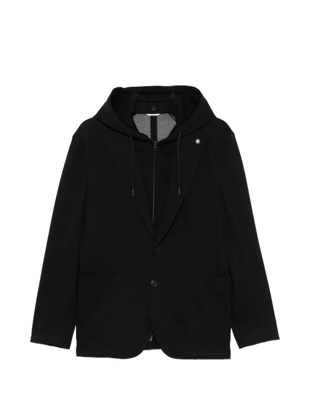 Manuel Ritz blazer con capucha | azul | Image 1