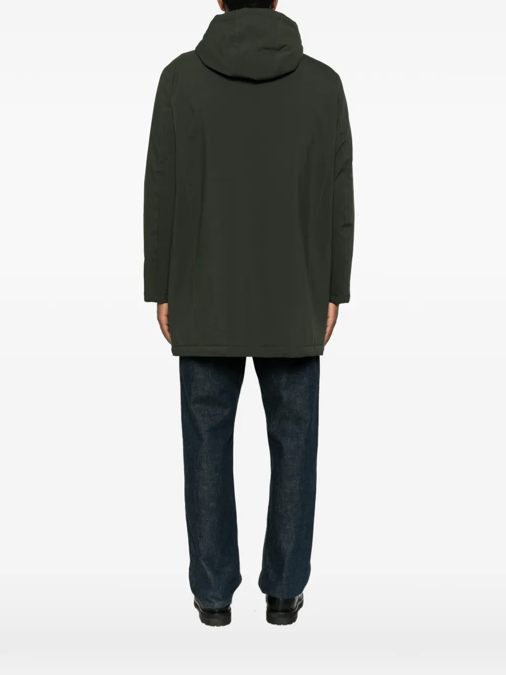 Manuel Ritz Technische parka met capuchon Groen