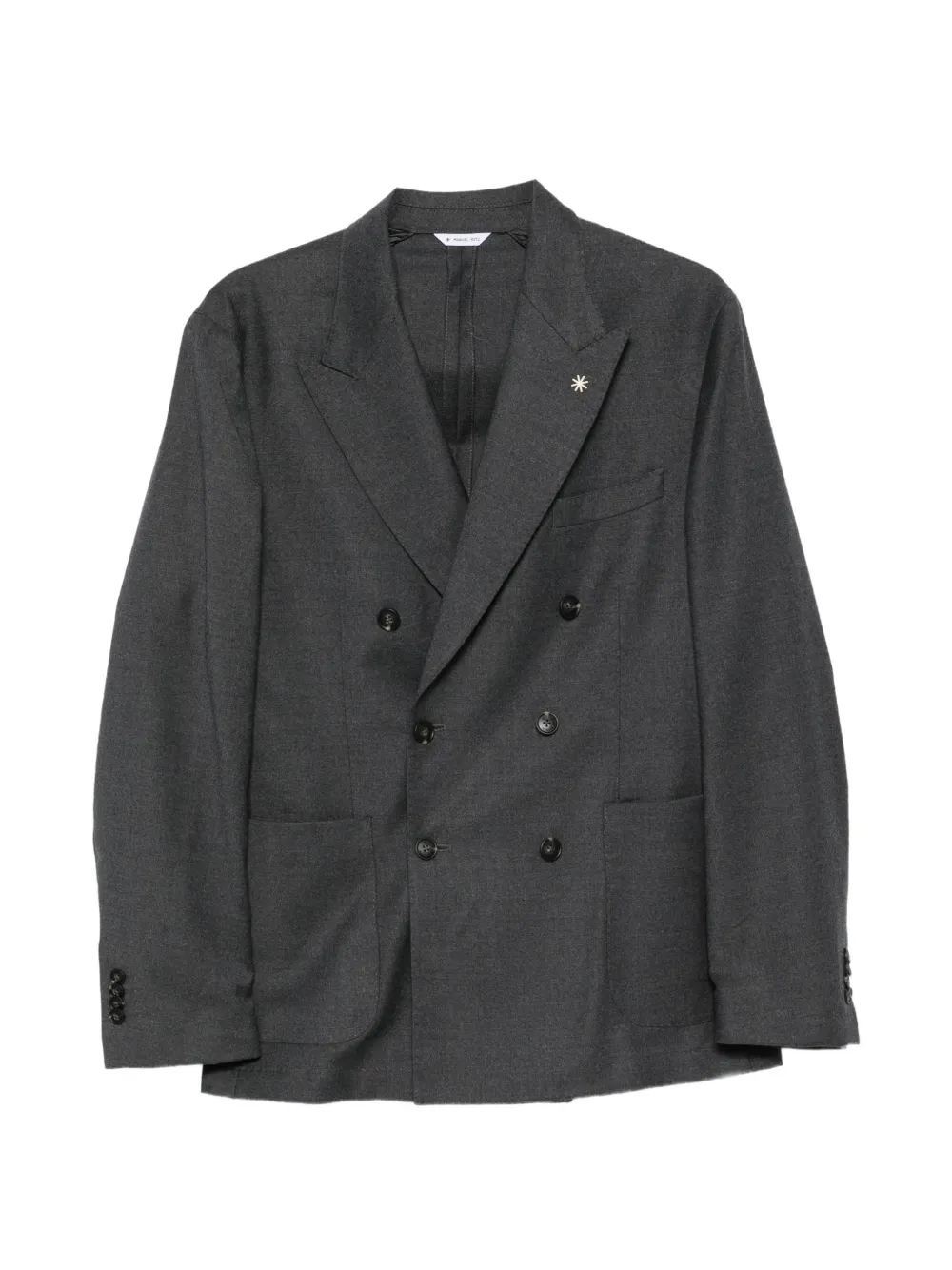 Manuel Ritz double-breasted blazer - Grey