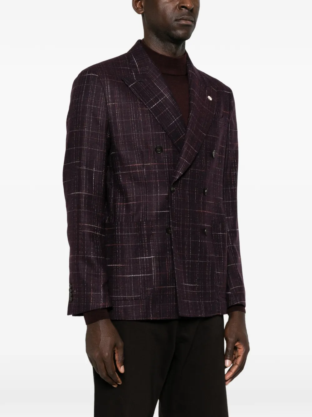 Manuel Ritz Bouclé blazer Paars