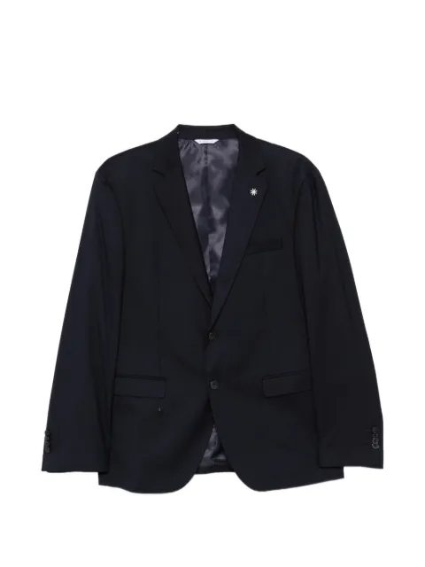Manuel Ritz slim-fit twill suit