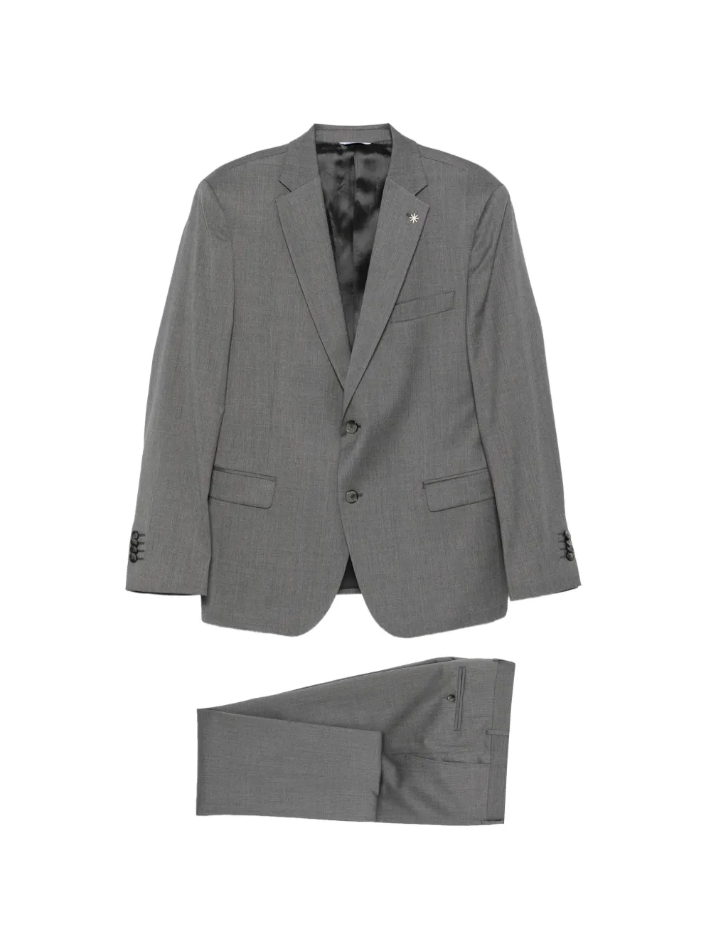 Manuel Ritz single-breasted notch-lapel suit | Grey | Image 1