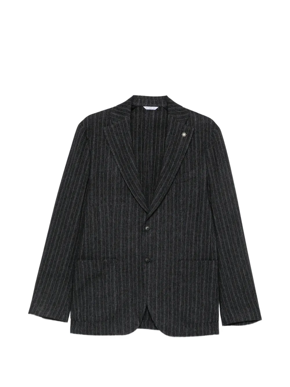 Manuel Ritz pinstripe-pattern blazer | Blue | Image 1