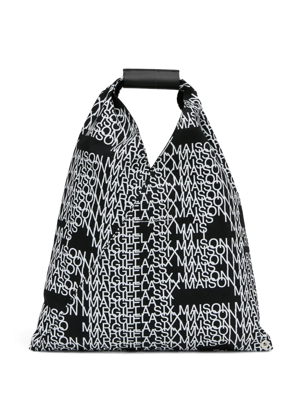 MM6 Maison Margiela Japanese Logo-print Handbag in Black, view 4