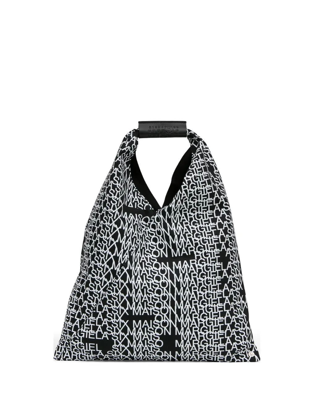 MM6 Maison Margiela Borsa a mano Japanese con logo - Nero
