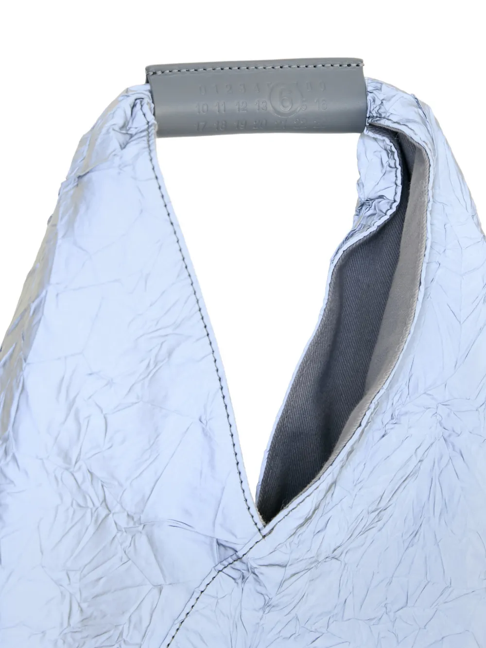 MM6 Maison Margiela Japanese gekreukte shopper Blauw