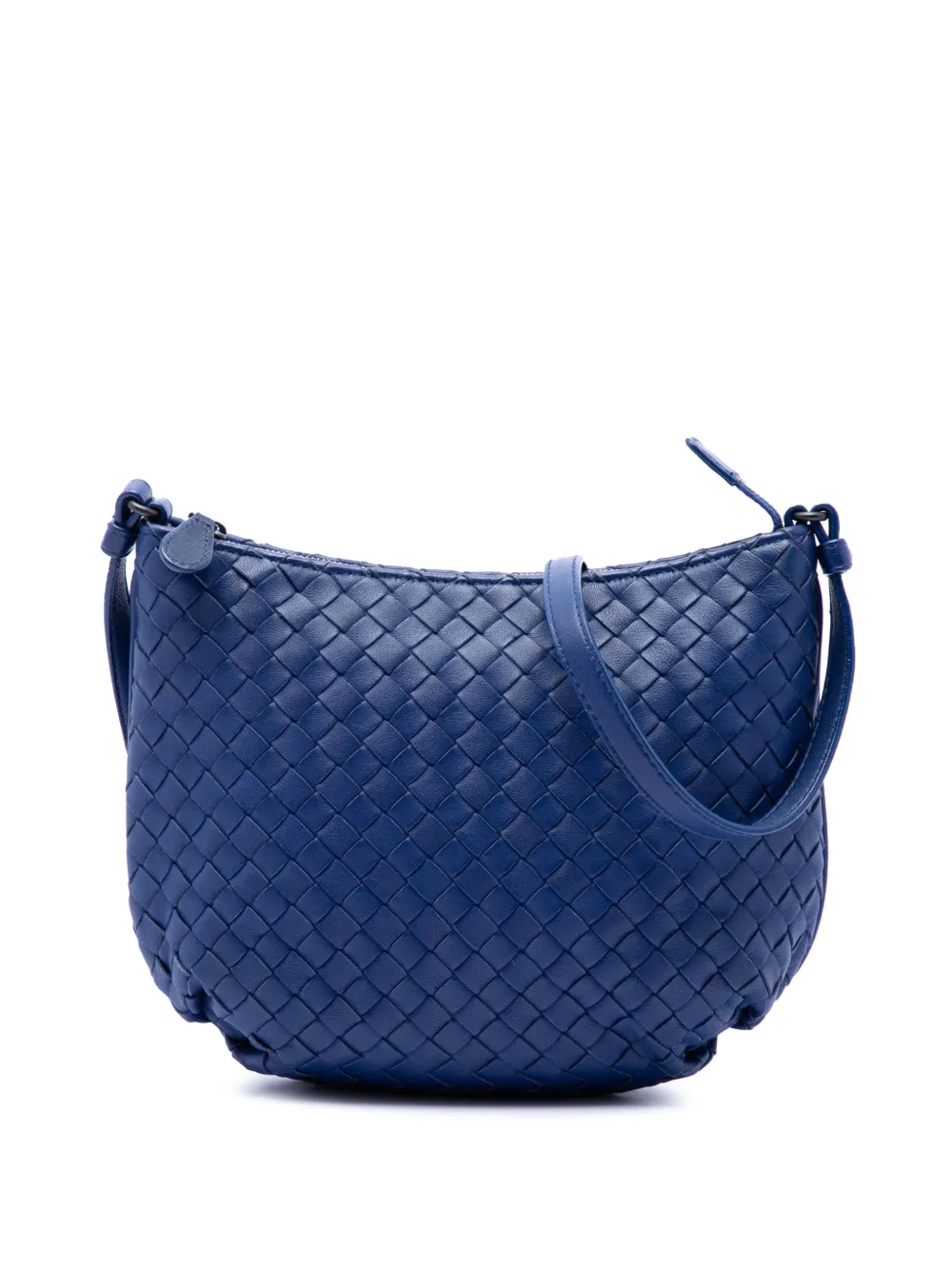 Bottega Veneta Pre-Owned 2012-2026 Small Nappa Intrecciato crossbody bag - Blu