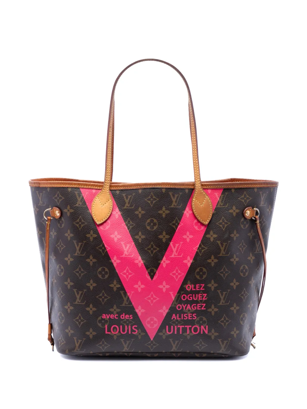 Louis Vuitton Pre-Owned 2015 Limited Edition Monogram Grenade V Neverfull MM tote bag - Brown
