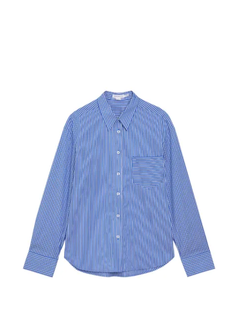 Good American stripe-print cotton shirt