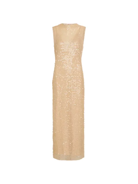 Shona Joy Everly sequin-embellished sleeveless maxi dress