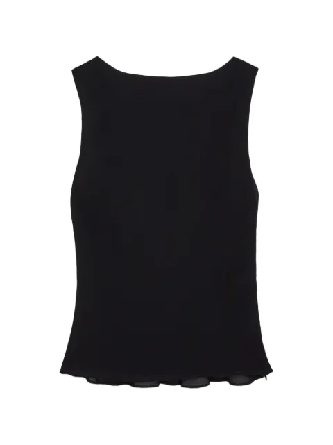 Reformation blusa Dorthea con cuello barco