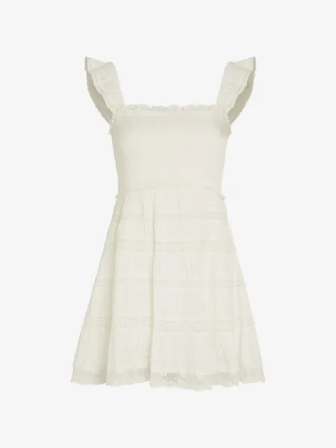 LoveShackFancy vestido corto Colbera