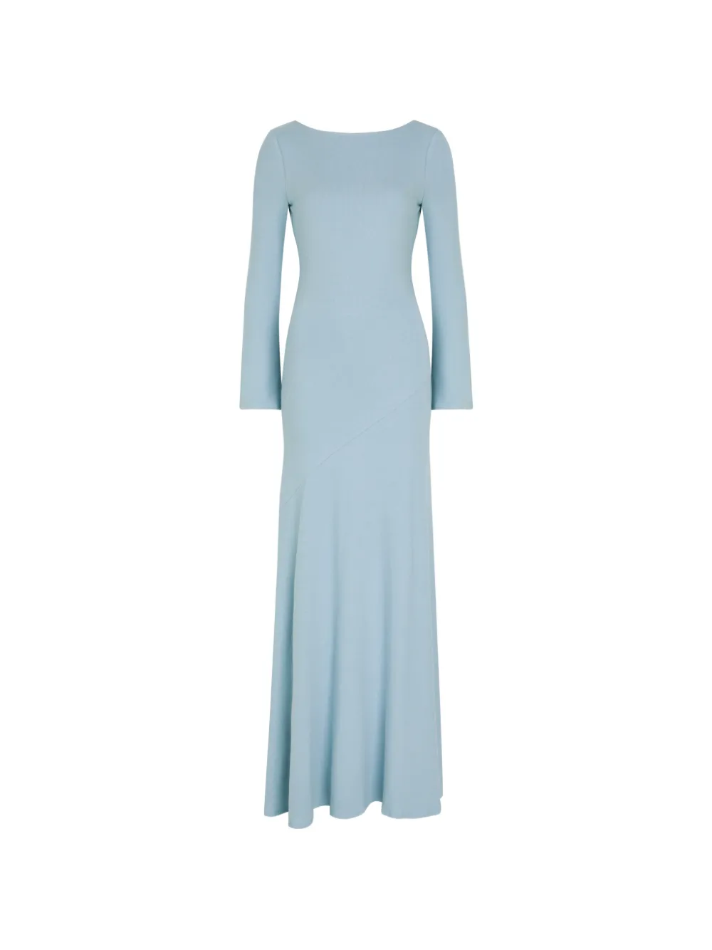 Reformation Florence long-sleeve boat-neck maxi dress - Blu