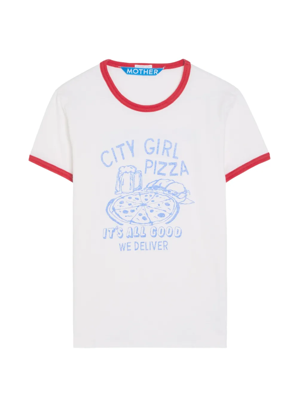 MOTHER graphic-print T-shirt - Bianco