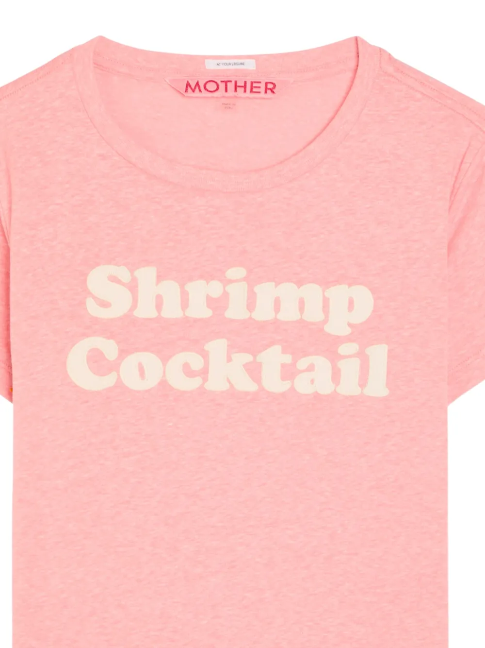 MOTHER T-shirt met korte mouwen Roze