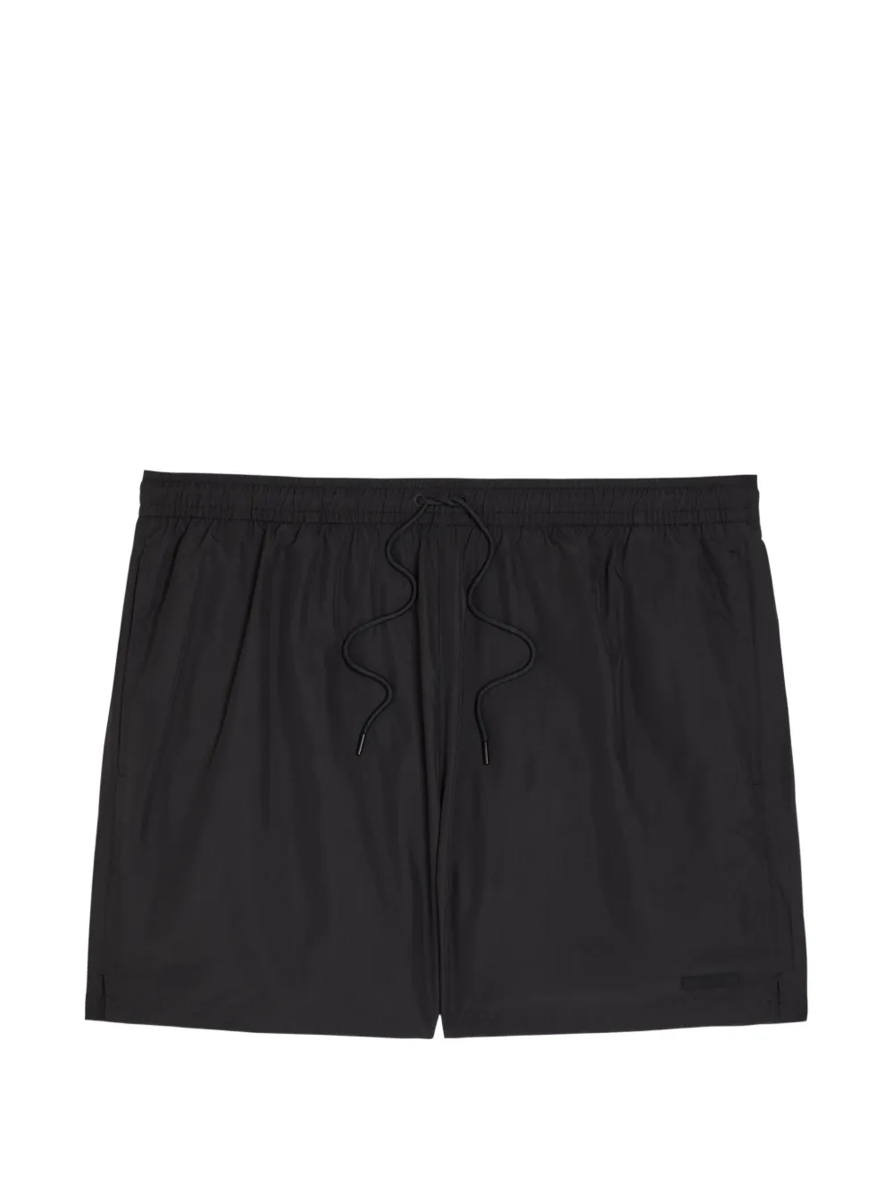 Calvin Klein 抽绳腰边泳裤 | 黑色 | Image 1