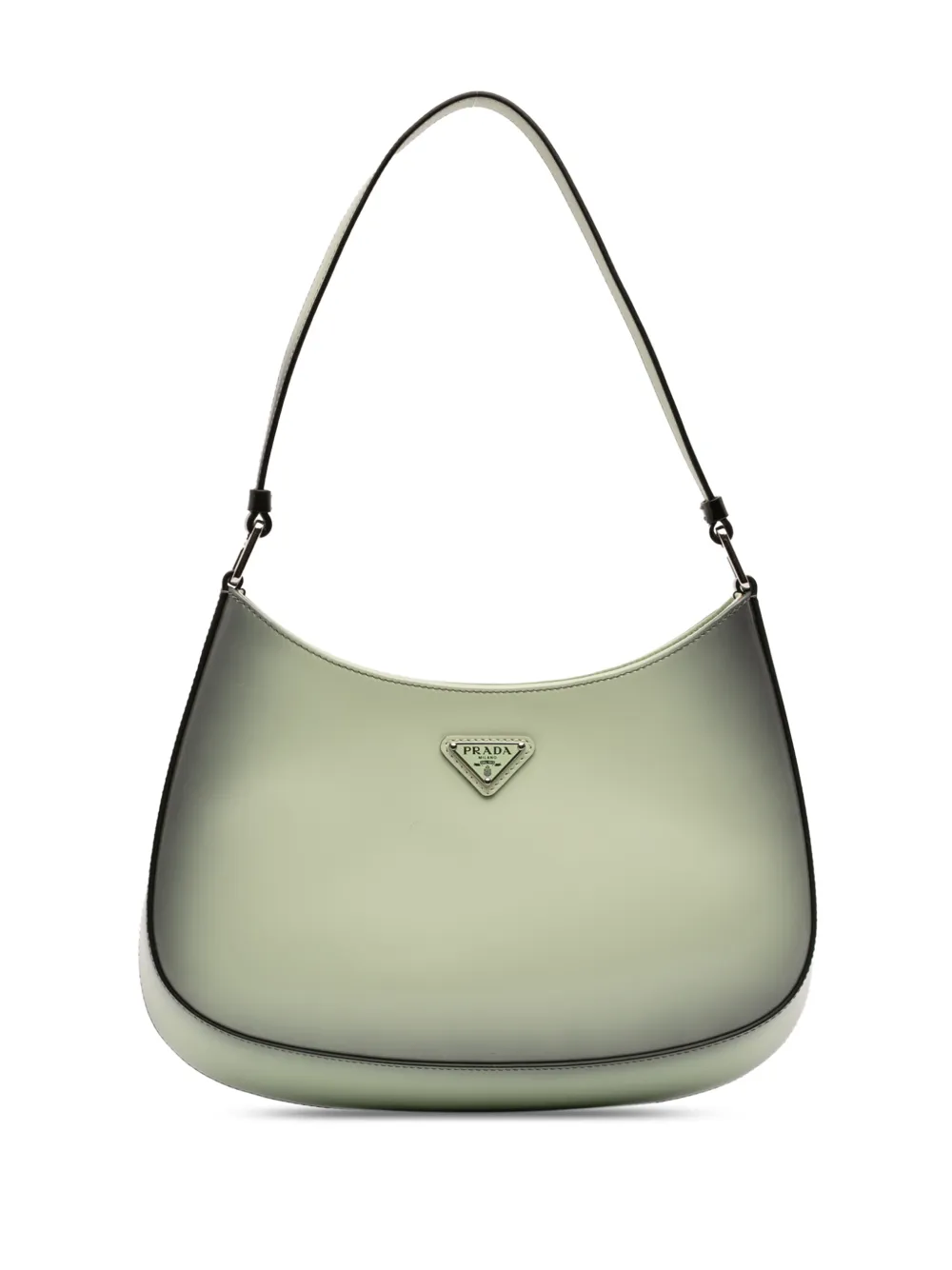 Prada Pre-Owned 2013-2026 Gradient Spazzolato Cleo shoulder bag - Grün