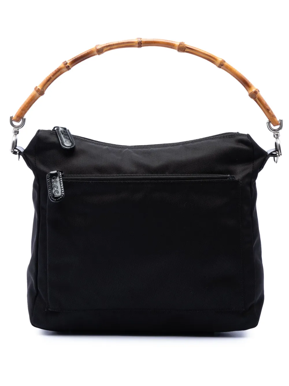 Gucci Pre-Owned 20th Century Nylon Bamboo satchel - Nero