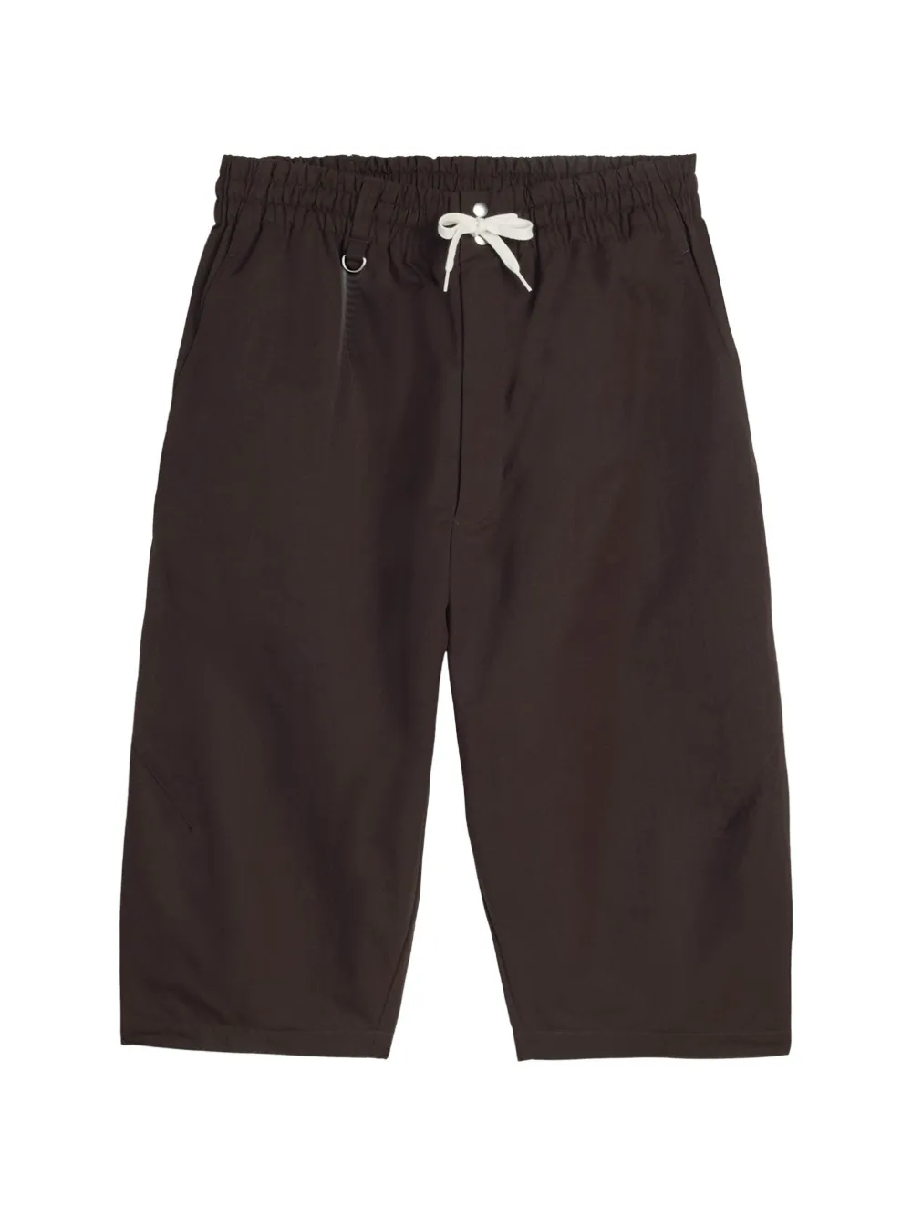 Y-3 x Wales Bonner Y3 logo-print drawstring shorts - Braun