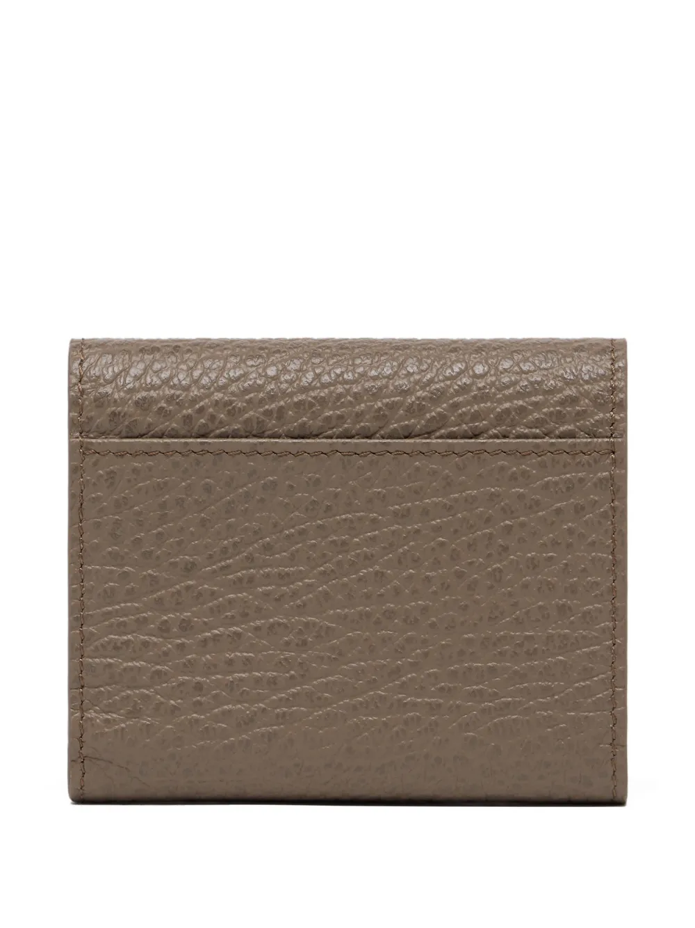 Maison Margiela Four Stitch portemonnee van bewerkt leer Bruin