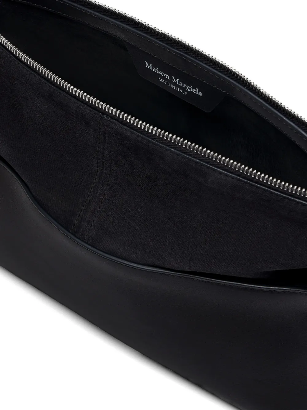 Maison Margiela 5AC Soft Leather Shoulder Bag in Black, view 4