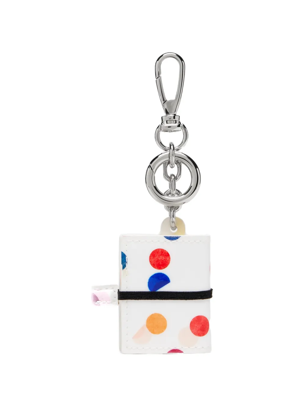 Maison Margiela Book sleutelhanger met confettiprint Wit