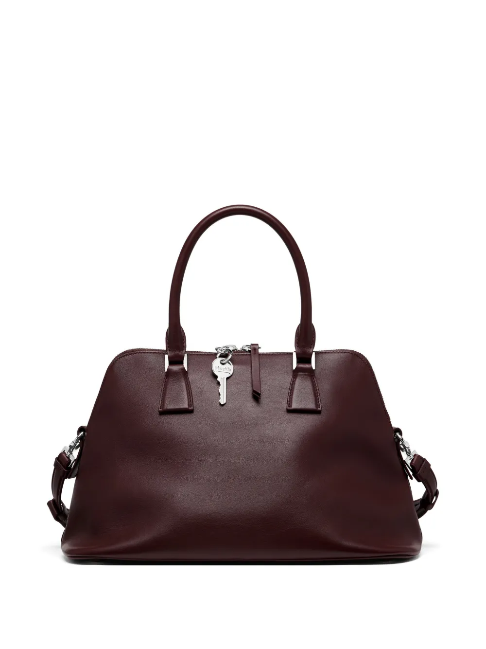 Maison Margiela 5AC zachte leren medium shopper Rood