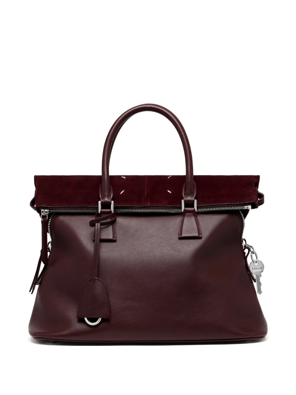 Maison Margiela 5AC Soft Medium leather tote bag - Rosso