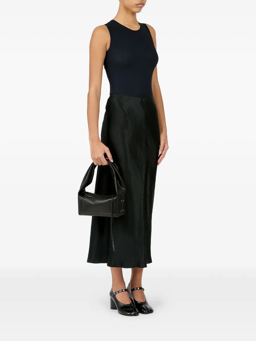 Maison Margiela Kleine Box Bag East West tas Zwart