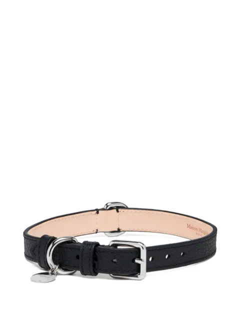 Maison Margiela grainy-leather buckle-fastening keyring