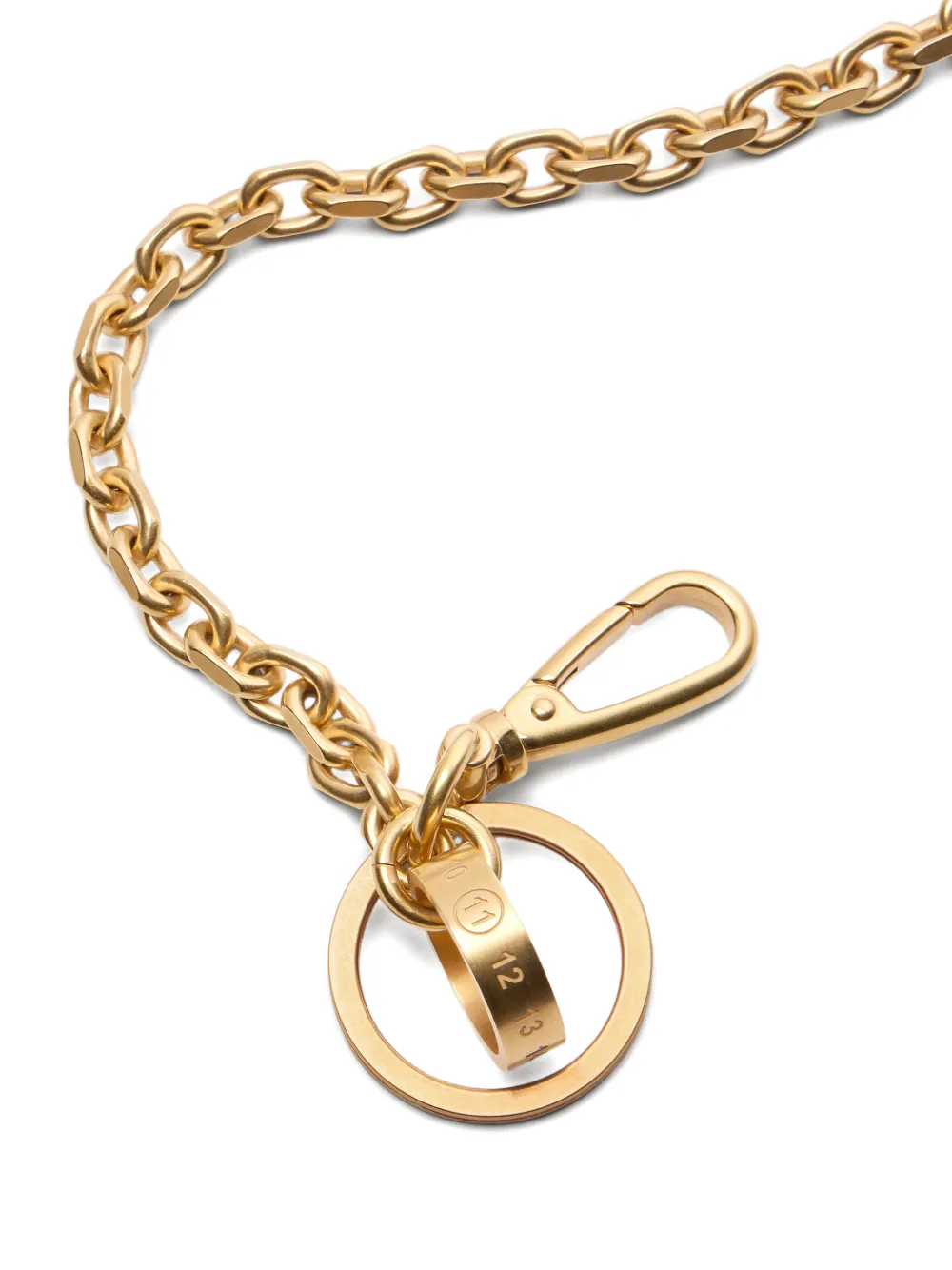 Maison Margiela Tas ketting met gegraveerd getal Goud