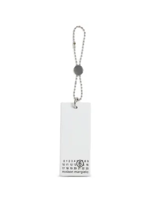 Maison Margiela ダブルタグ キーホルダー | ホワイト | FARFETCH JP