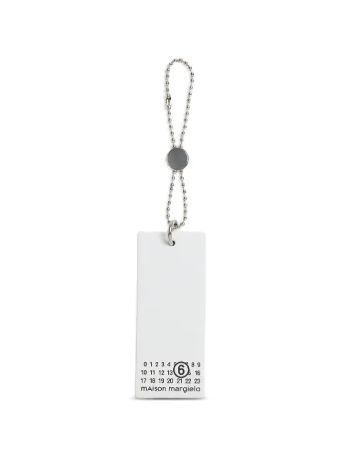 MM6 Maison Margiela porte-clés à plaque avec numéros