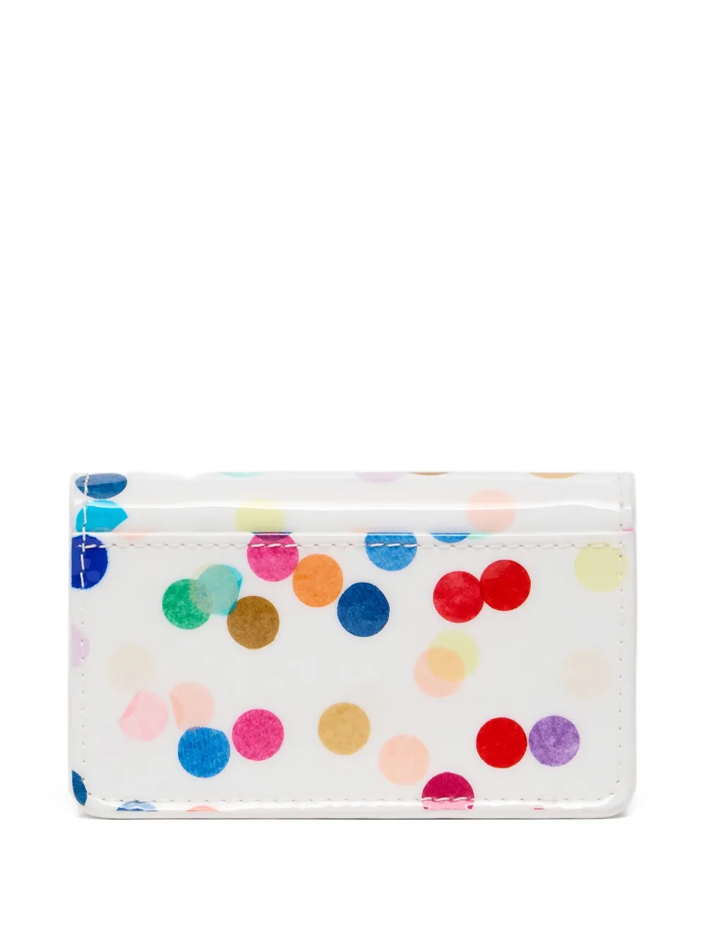Maison Margiela Pasjeshouder met confettiprint Wit