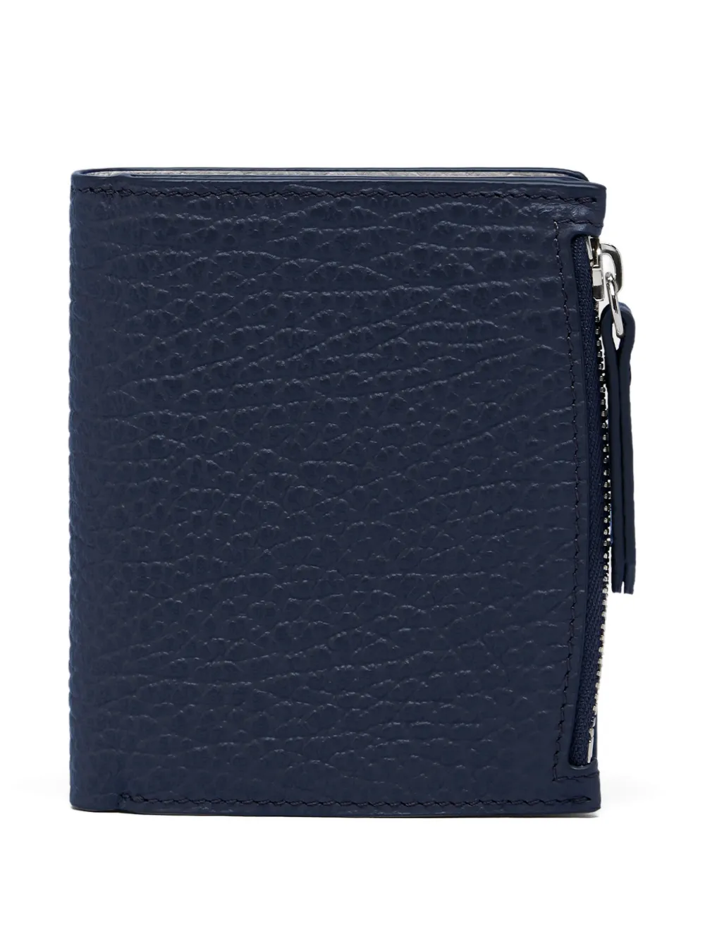 Maison Margiela Portemonnee met stiksels van bewerkt leer Blauw