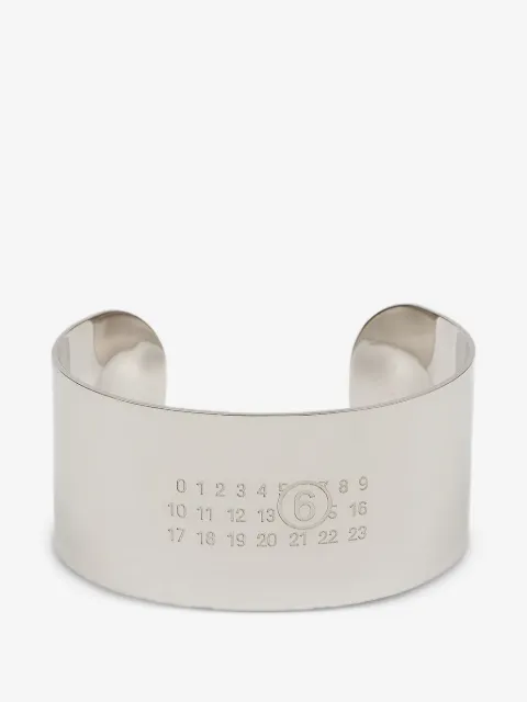 MM6 Maison Margiela Numeric Signature cuff bracelet
