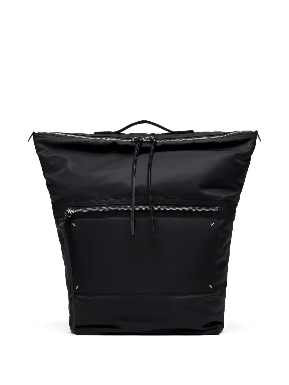 Maison Margiela four-stitch zip line backpack - Nero