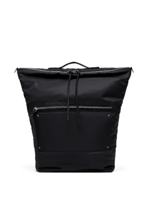 Rick Owens Cargo zip-fastening Leather Backpack | Black | FARFETCH