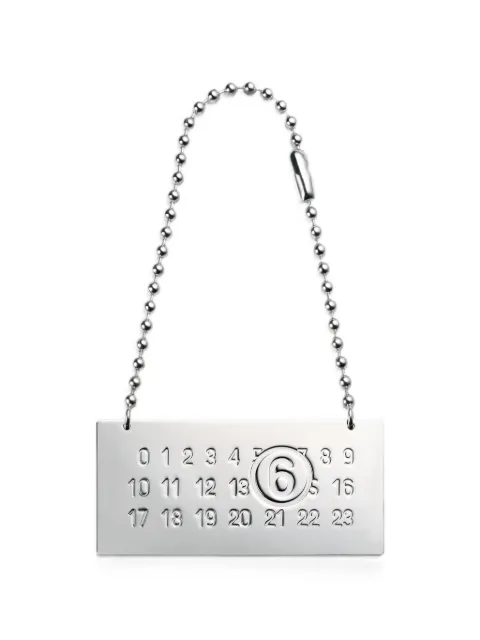 MM6 Maison Margiela porte-clés à détail de chaîne