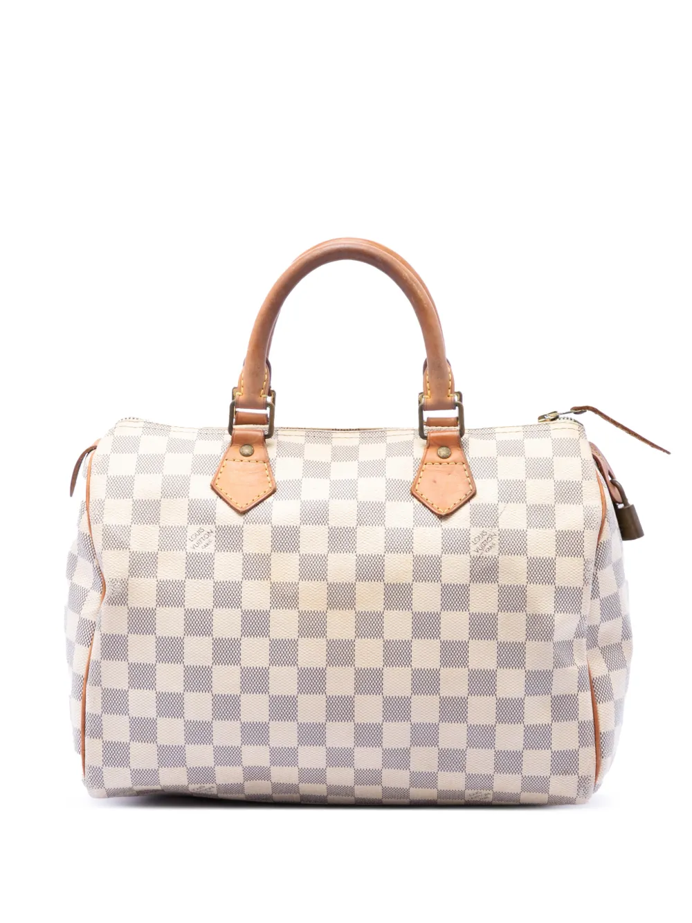 Louis Vuitton Pre-Owned 2011 Damier Azur Speedy 30 boston bag - Bianco