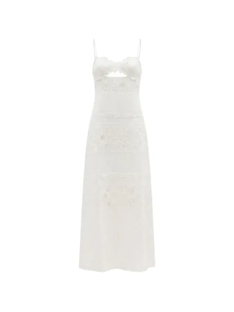 Ermanno Scervino floral-lace cut-out maxi dress