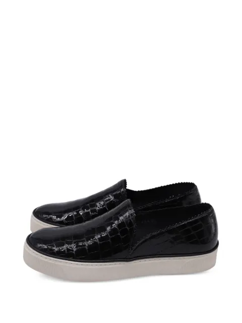Stuart Weitzman Nuggets croc-embossed sneakers
