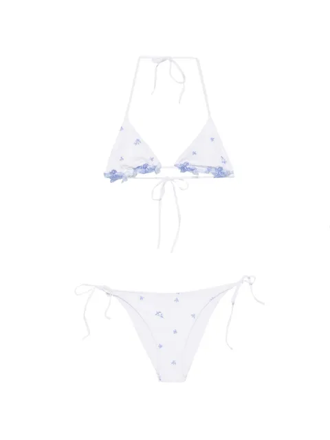 Ermanno Scervino Bikini con ricamo a fiori