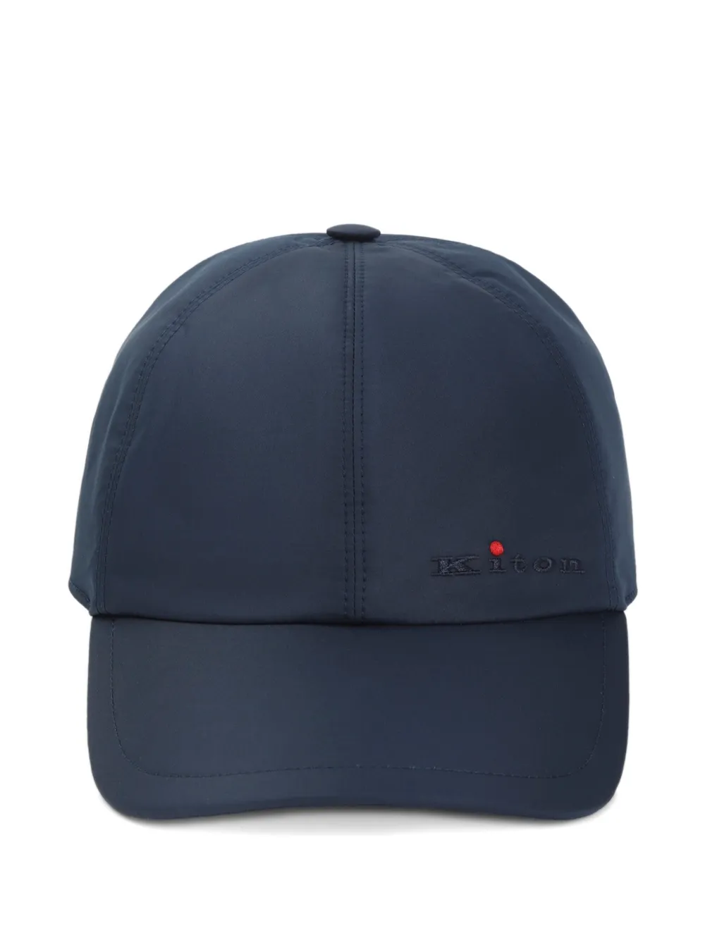 Kiton logo-embroidered baseball cap - Blu