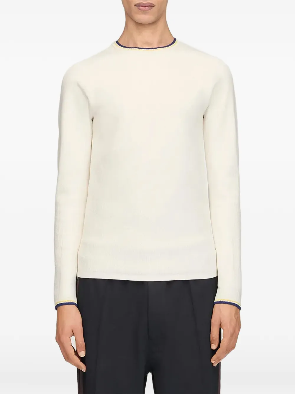 Y-3 x Wales Bonner raglan-sleeve sweater