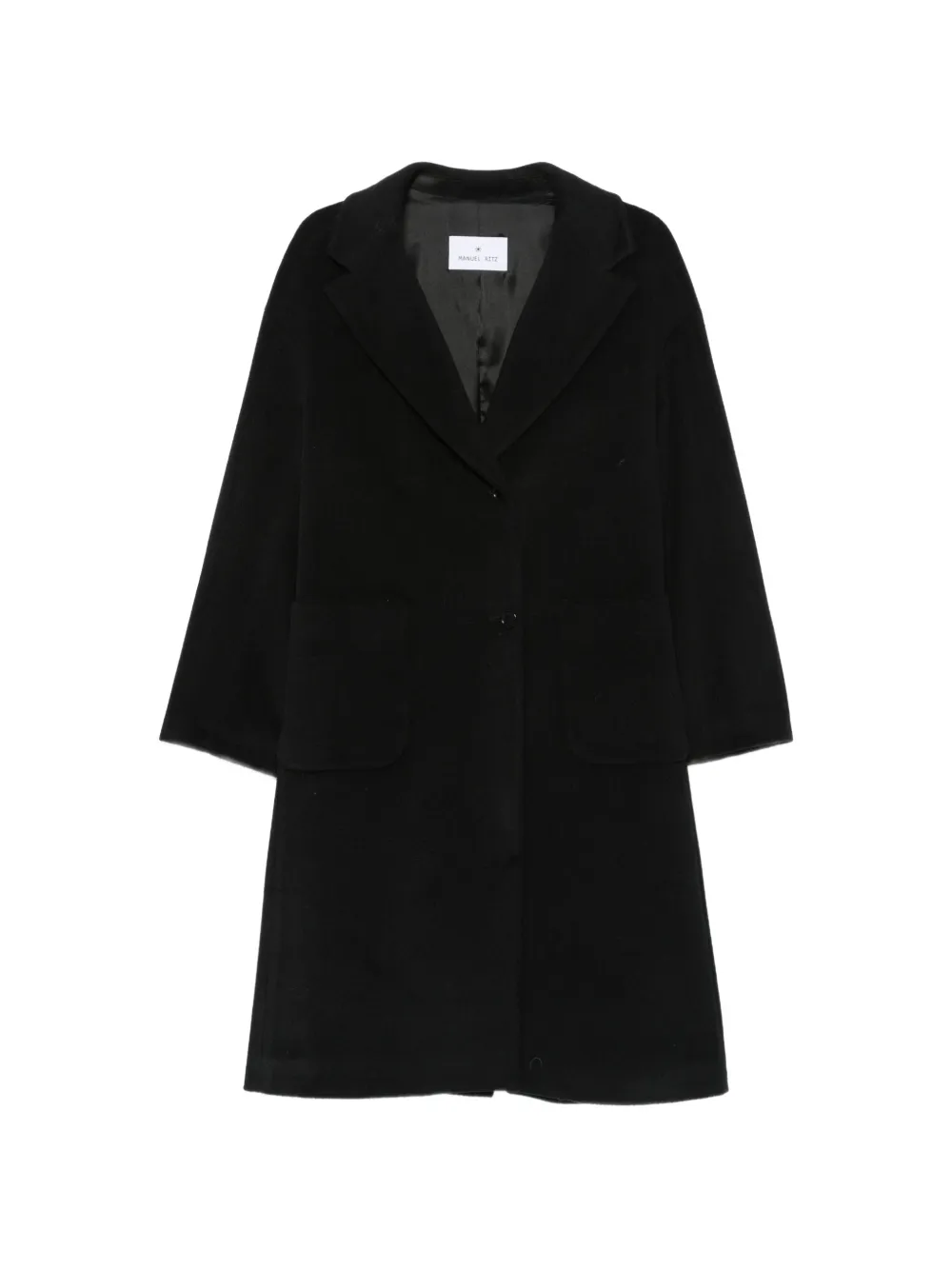 Manuel Ritz patch-pocket buttoned coat | negro | Image 1