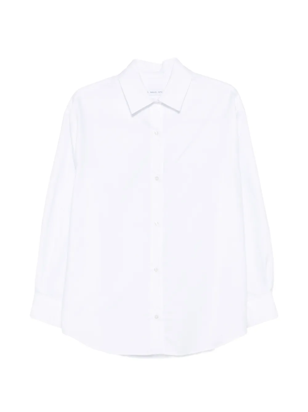 Manuel Ritz Long-sleeve Button-fastening Shirt In White